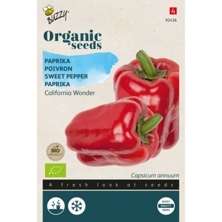 Buzzy Organic Paprika California Wonder - Bio